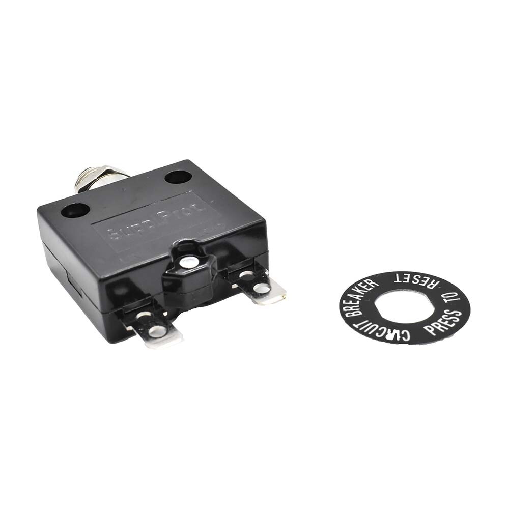 17 Amps Pushbutton Thermal Circuit Breaker Reset Boot Switch - SE17OLS