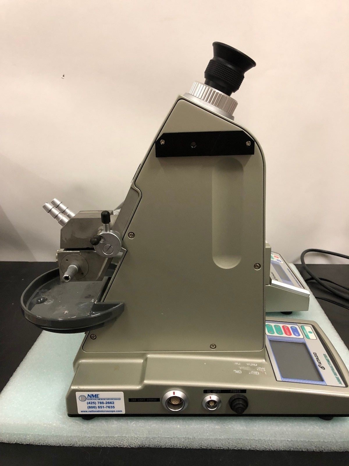 ATAGO DR-M2/1550 ABBE REFRACTOMETER WITH LIGHTSOURCE