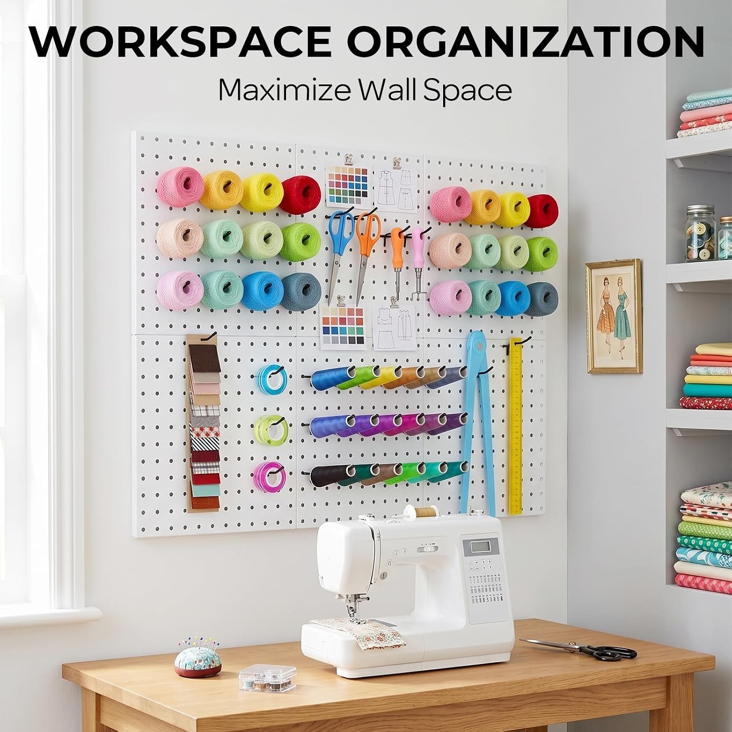 Durable Black Pegboard Hooks Set - 60 Pieces in 2/4/6 Inch for Versatile Storage