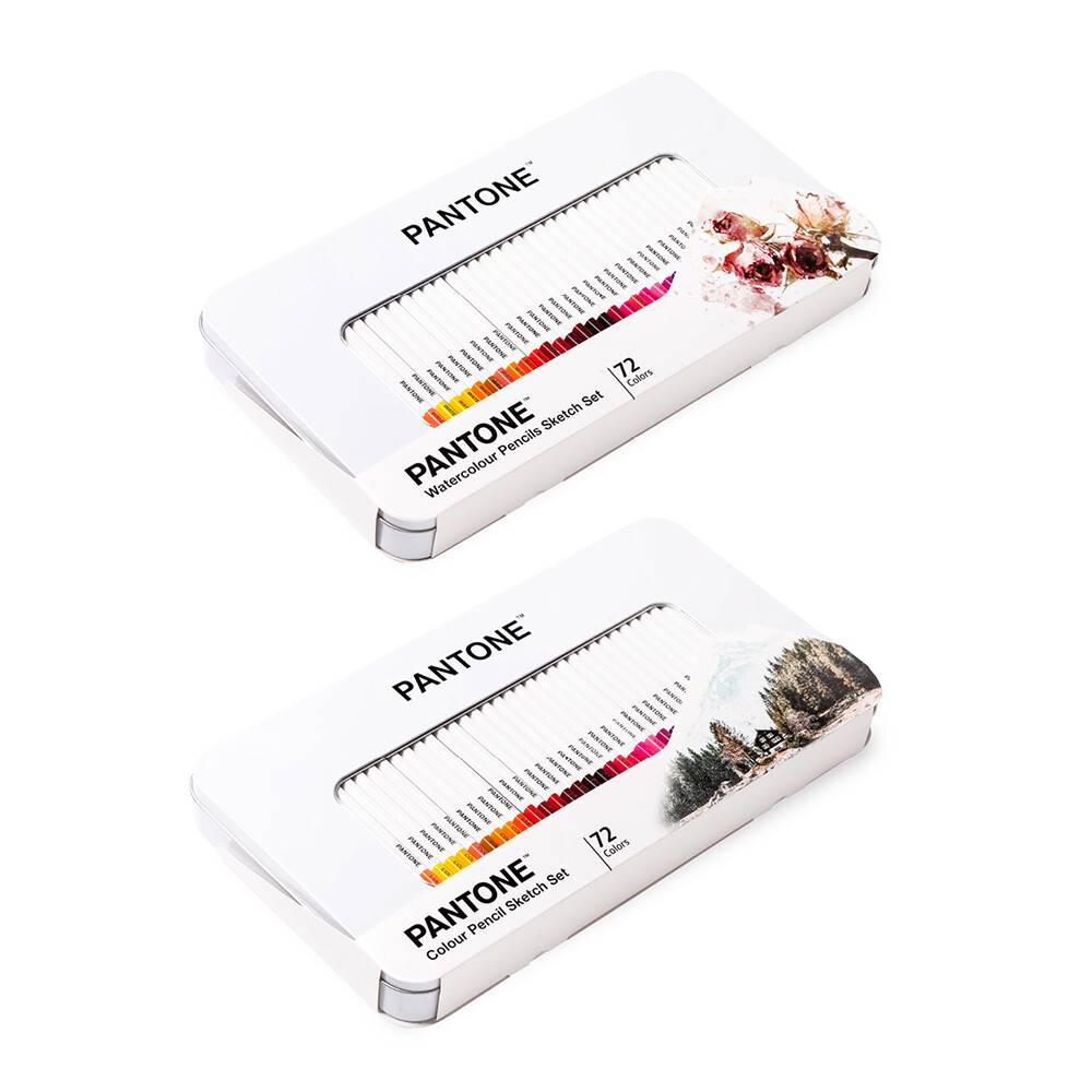 Pantone Color Pencil Sketch Set / Watercolor pencil Sketch Set 72 Colors