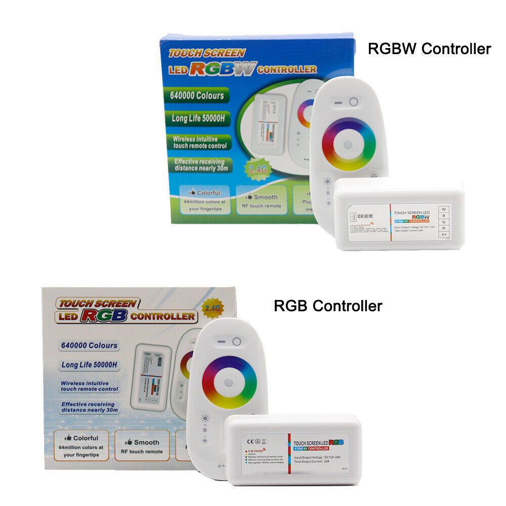5-20M 5050 RGB RGBW RGBWW LED Strip Light Flexible Tape Controller Power Adapter