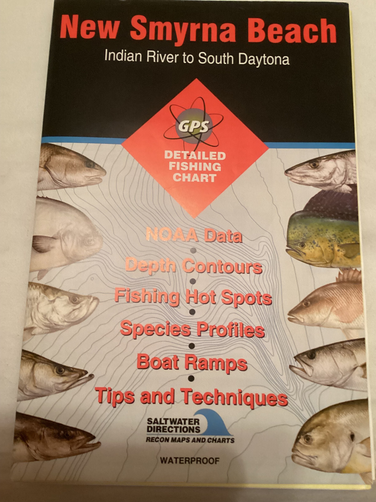 NEW SALTWATER DIRECTIONS NEW SMYRNA BEACH FISHING MAP