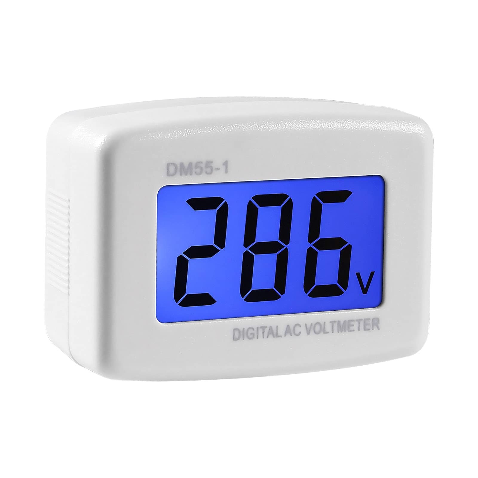 AC 80-300V LCD Digital Voltmeter,Flat US Plug Voltage Measuring Monitor AC 11...