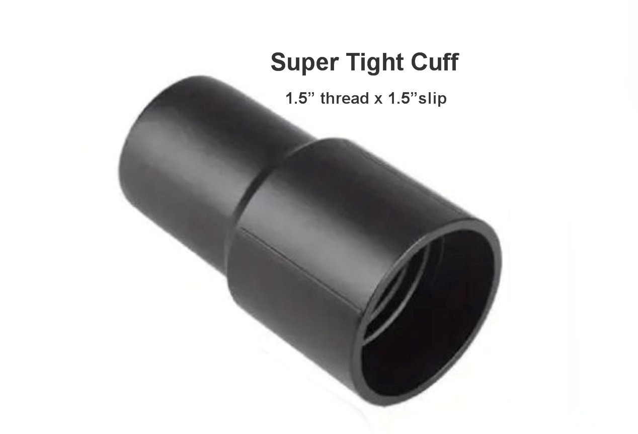 Carpet Cleaning tight wand hose CUFF 1.5"
