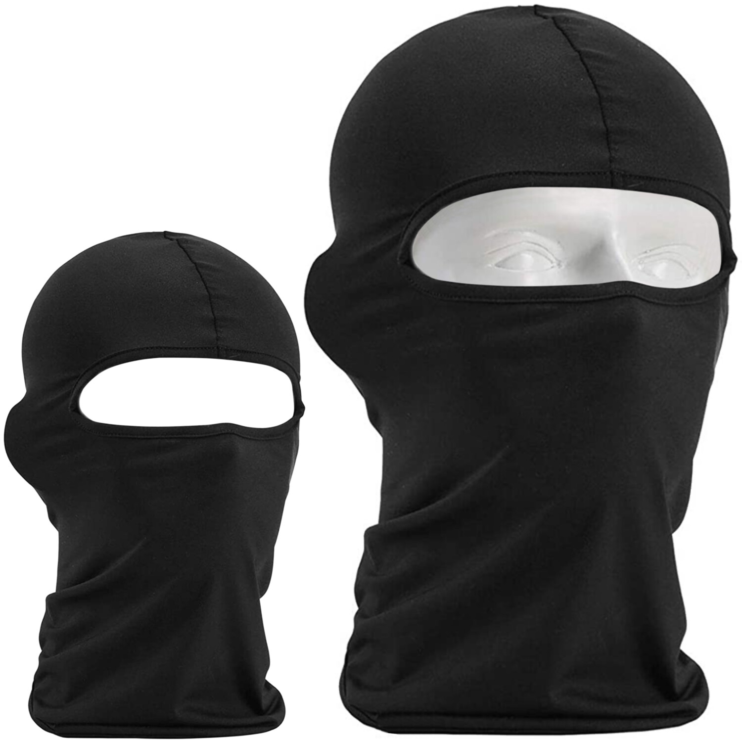 3 PCS Men Balaclava Black Face Mask Lightweight Motorcycle Warmer Ski Masks
