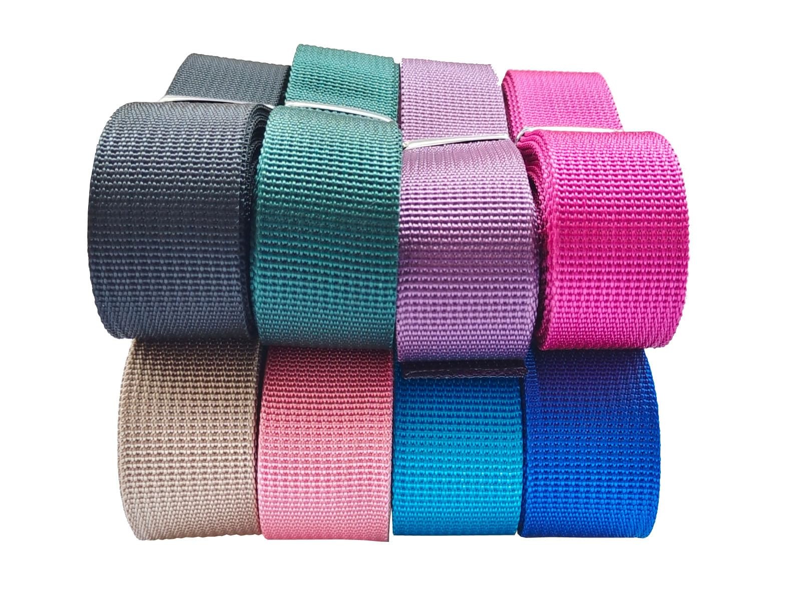 MONIDOOR 1 Inch Nylon Webbing 6 Yards 20 Yards 22 Yards 24 Yards Durable Flat...