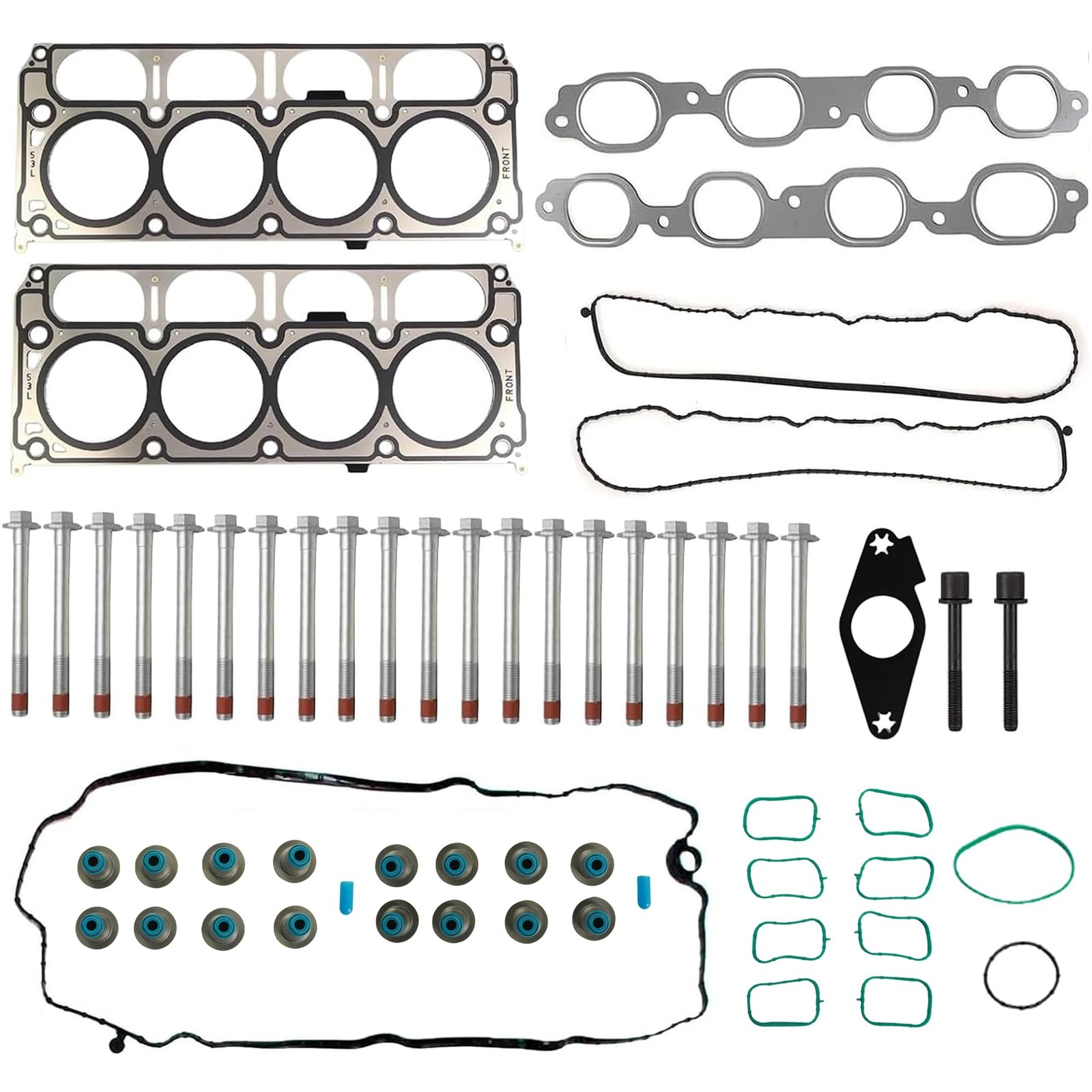 HS26744PT Cylinder Head Gasket Set w/Bolts Fit for GMC Sierra 1500 Yukon,for ...