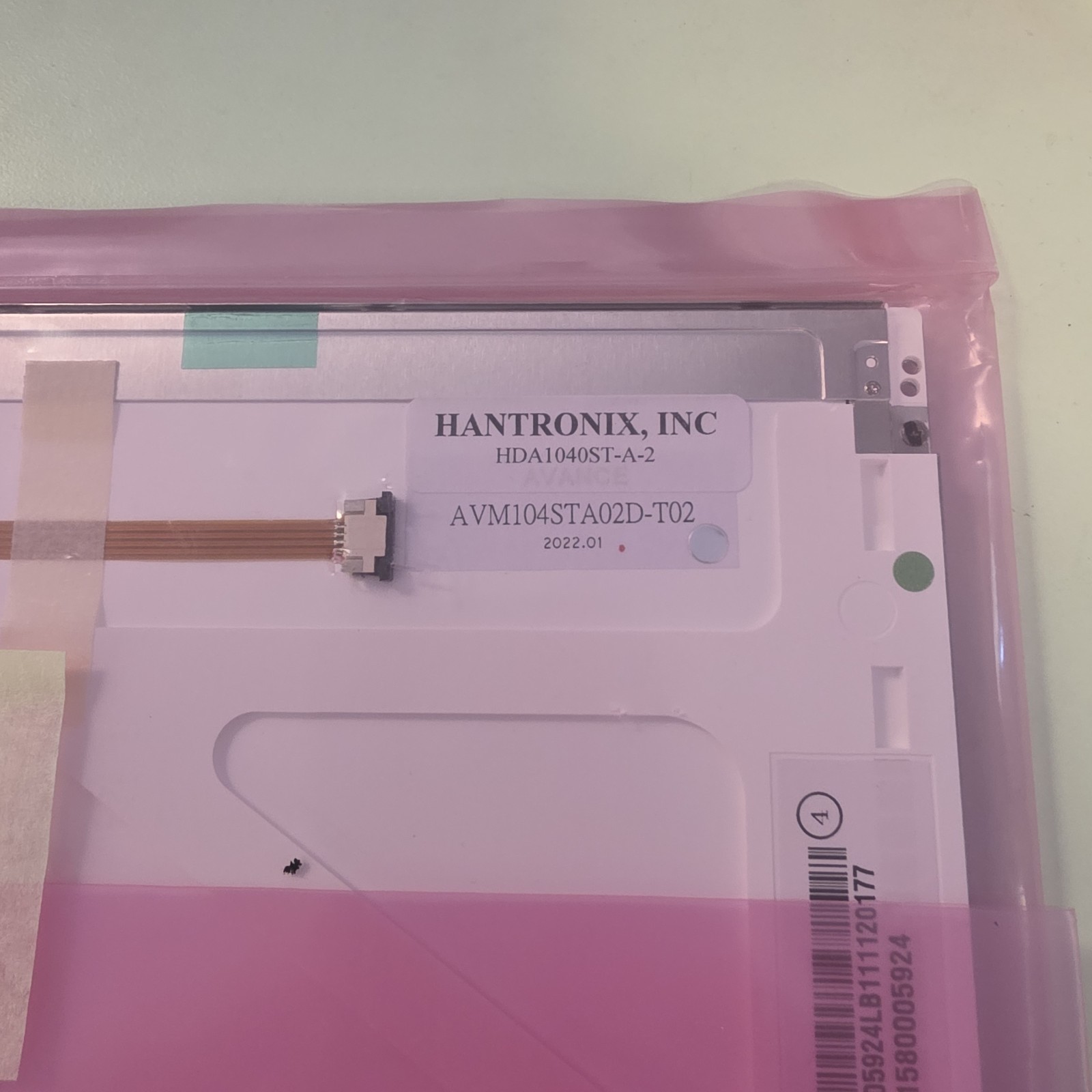 Hantronix HDA1040ST-A-2 | 10.4" SVGA LCD Display Module with Touch