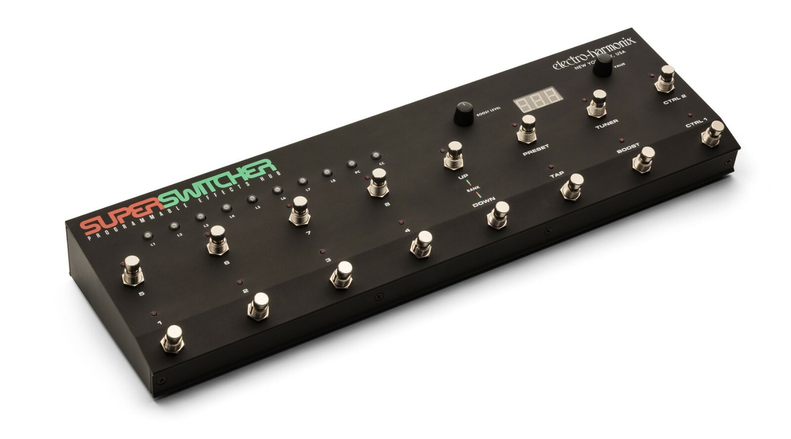 New Electro-Harmonix EHX Super Switcher Programmable Effects Hub Pedal
