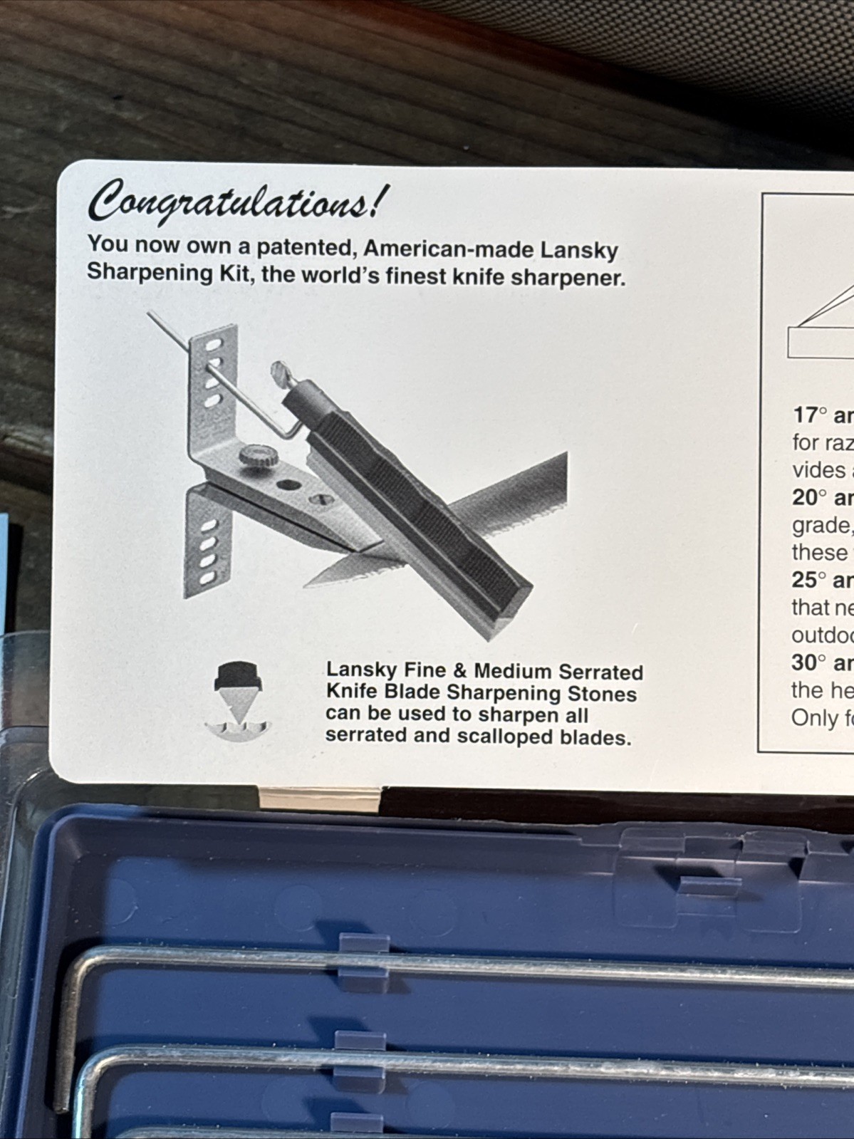 Lansky Professional Sharpening System Kit, + Clamp, + Diamond stone!