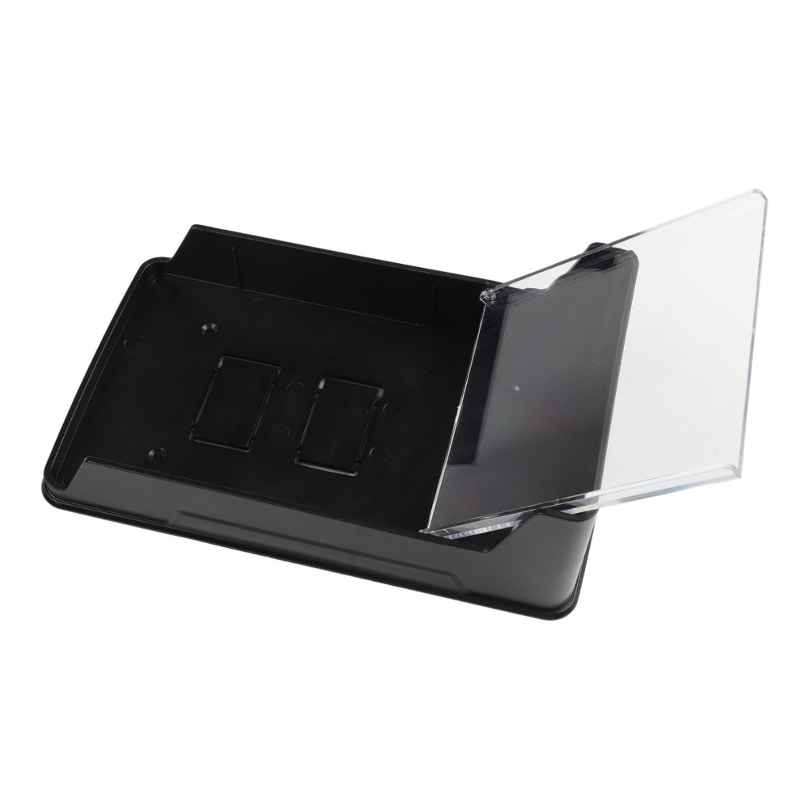 For Access Control Keypad Rainproof Cover Waterproof Sunshade Black ABS