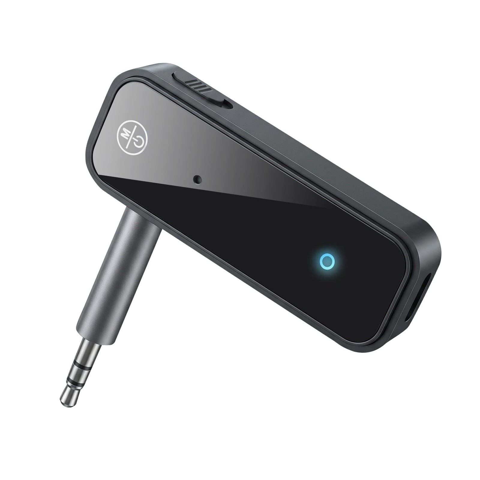 Aux Bluetooth 5.3 Adapter for Car, 2 in 1 Car Black