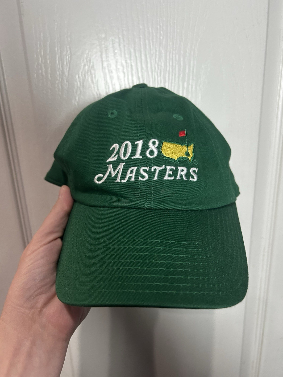 The Masters Hat Cap Adult Green 2018 Augusta National Golf American Needle