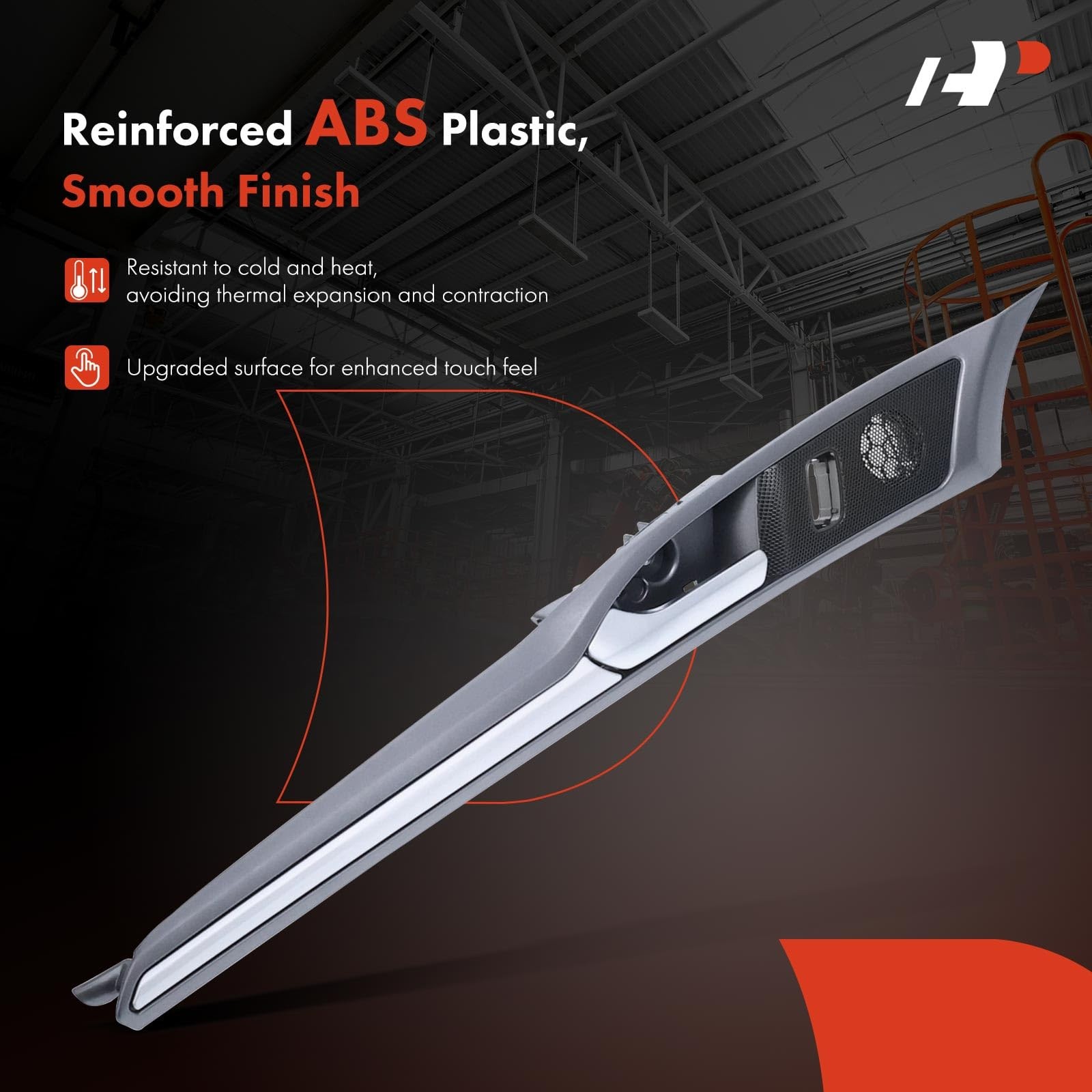 Fusion 2013-2016 Door Handles Gray Silver Lever 2PC Set Front Driver Passenger