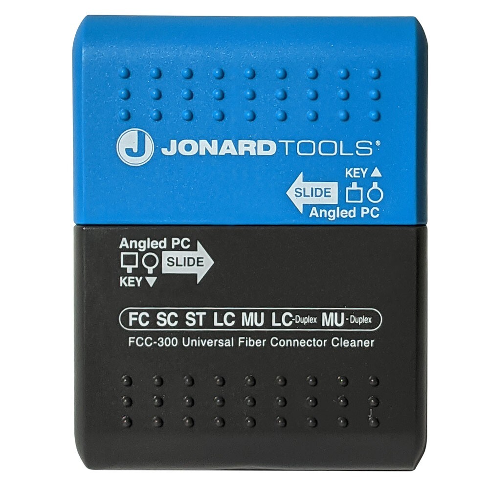 Fiber Connector Cleaner, Universal, Optical Fiber Cleaning Jonard Tools Fcc-300