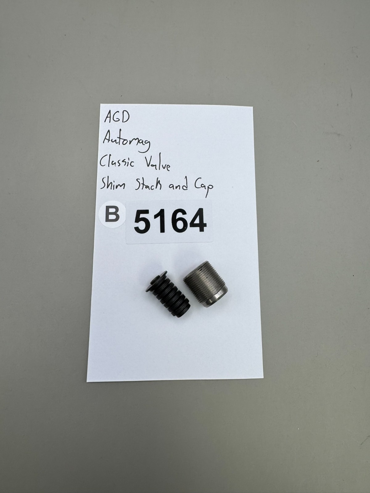 AGD Automag Classic Valve Shim Stack and Cap