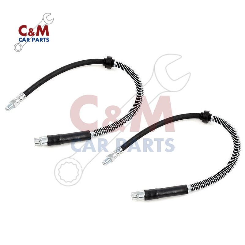Front Brake Hose Pair Fits Peugeot 306 1993-2002