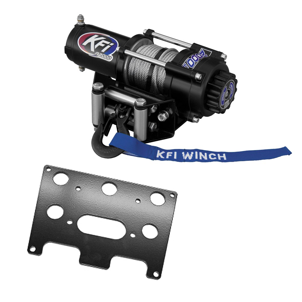 2000 lb KFI Winch Combo Kit (M2) For 2002-2005 Arctic-Cat 300 2x4 / 4x4