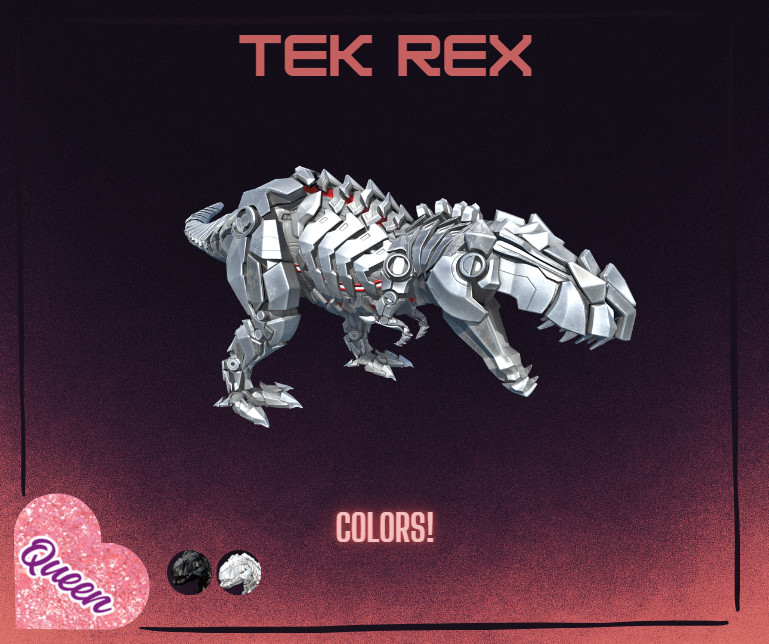 ARK Survival Ascended PvE ✅ Tek Rex - lvl 362 👑