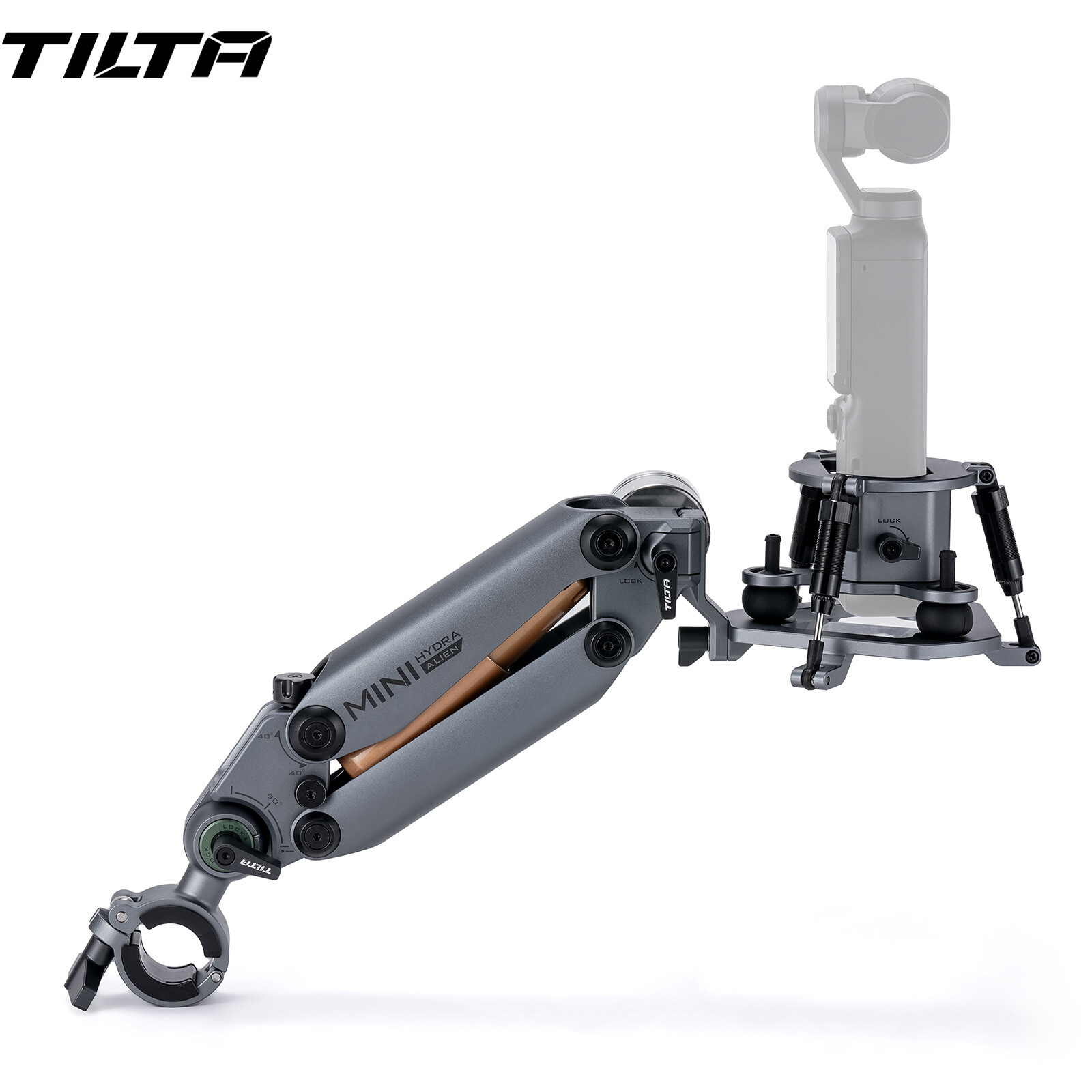 Tilta Hydra Alien Mini Shock Absorbing Arm & Head Biking Kit for DJI Pocket 3