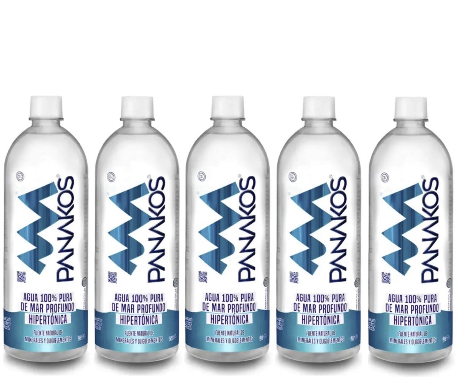 Lot Of 5 Bottles of 1 Lt. SEA WATER Agua De Mar Pure Marine Tot=5 Lt.Exp Feb2027
