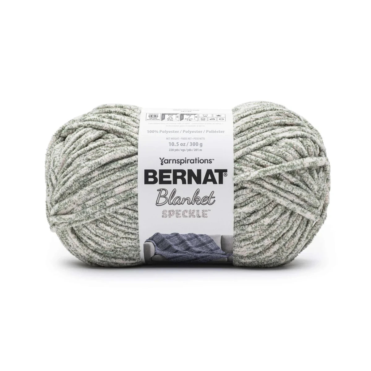 Bernat Blanket Speckle Yarn "Winter Leaf"