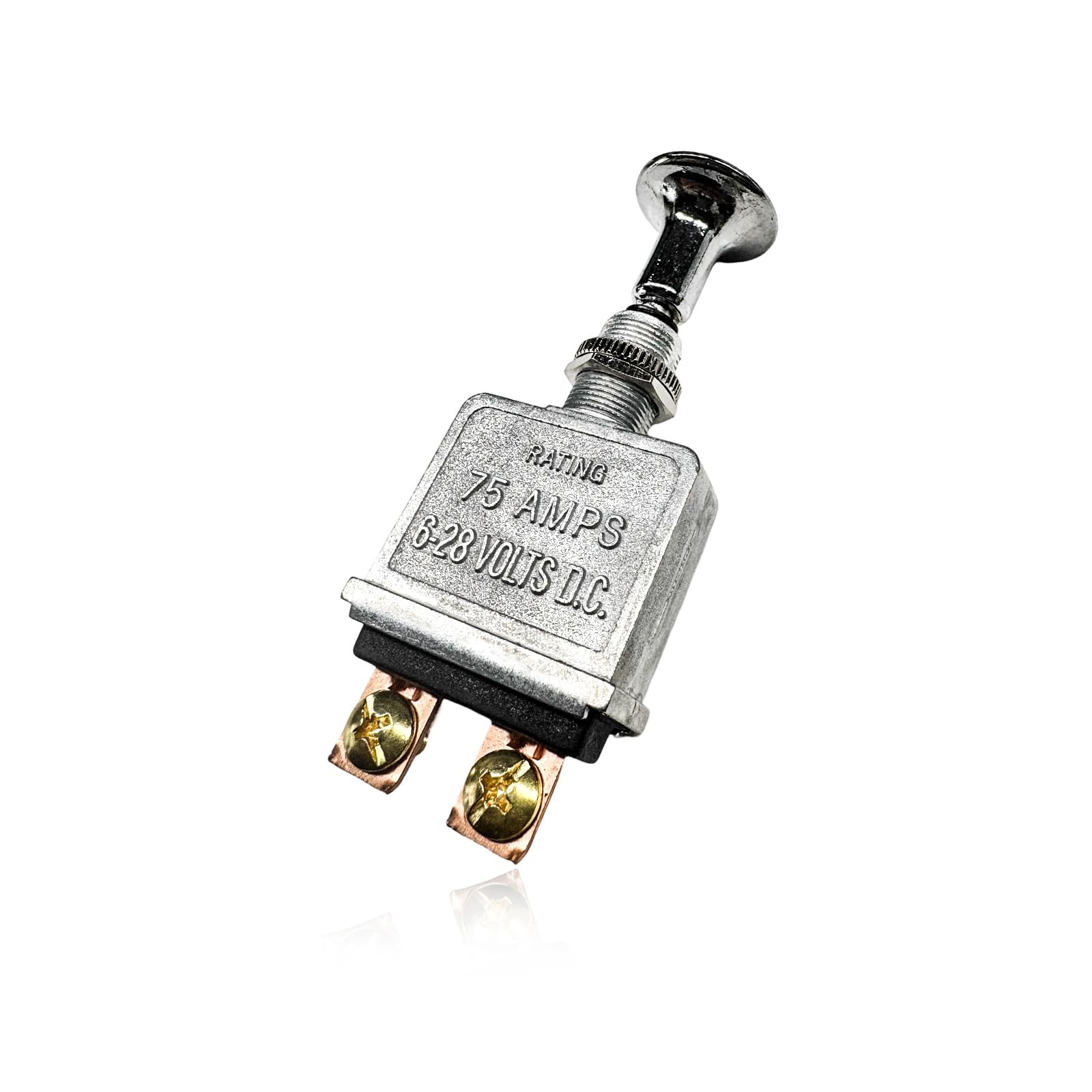 Heavy Duty 75A Push Pull Switch, 6-28V DC 2 Position SPST Push-Pull-On-Off Sw...