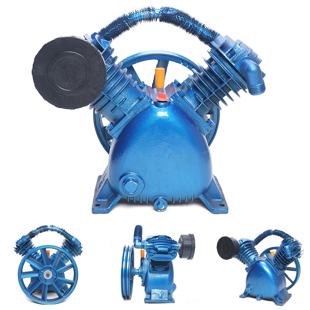 5.5HP 175PSI Replacement Air Compressor Head Pump Motor Double Stage V Style