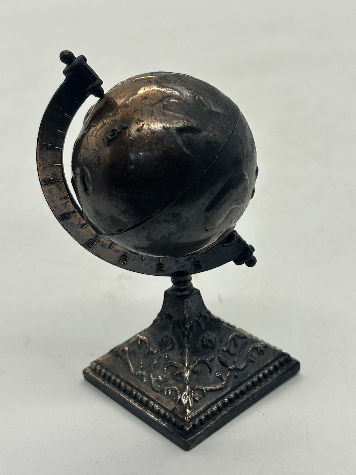 Vintage Die-Cast Pencil Sharpener World Globe