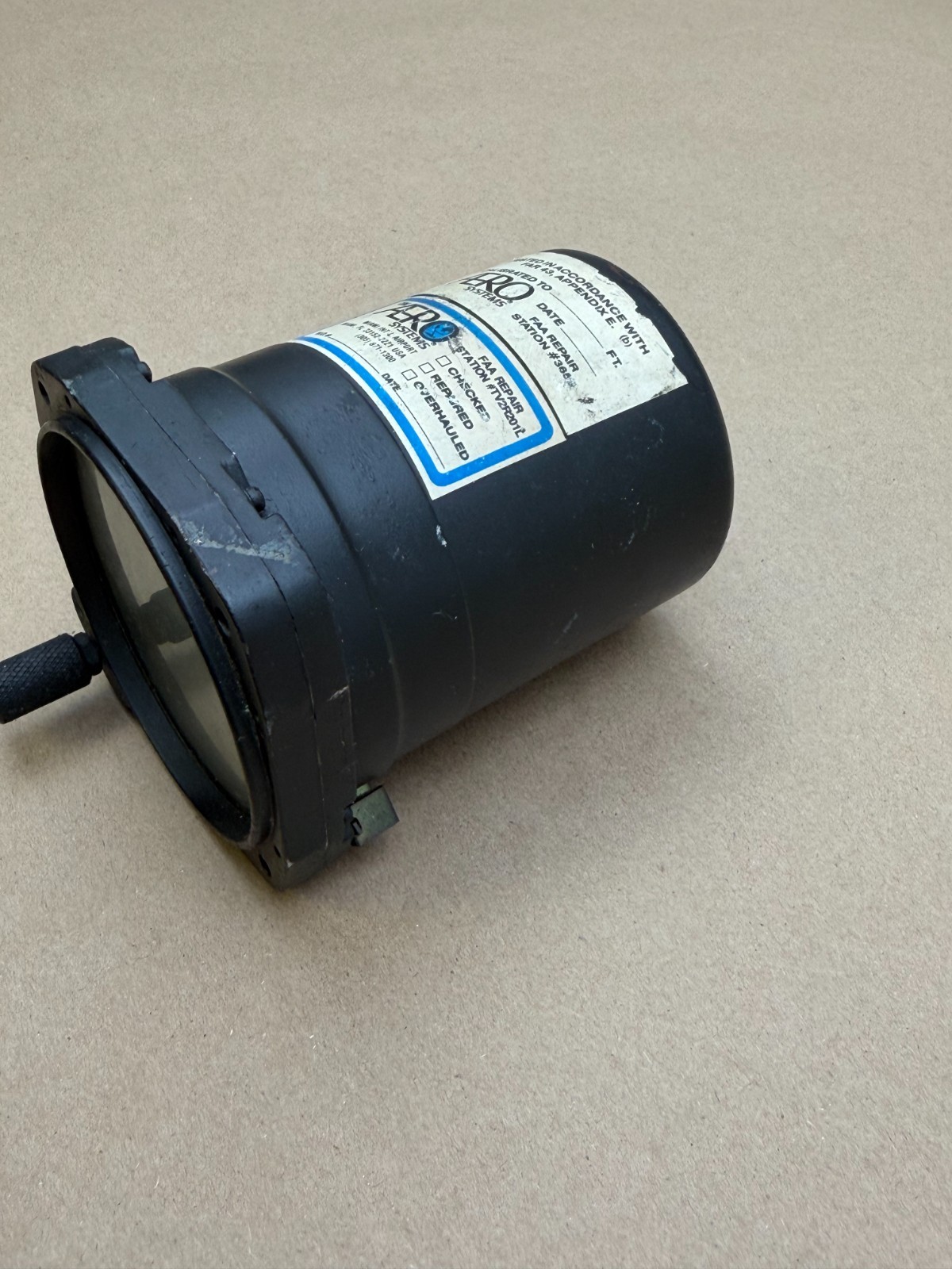 Aero Systems Altimeter P/N: 02455 (3215)