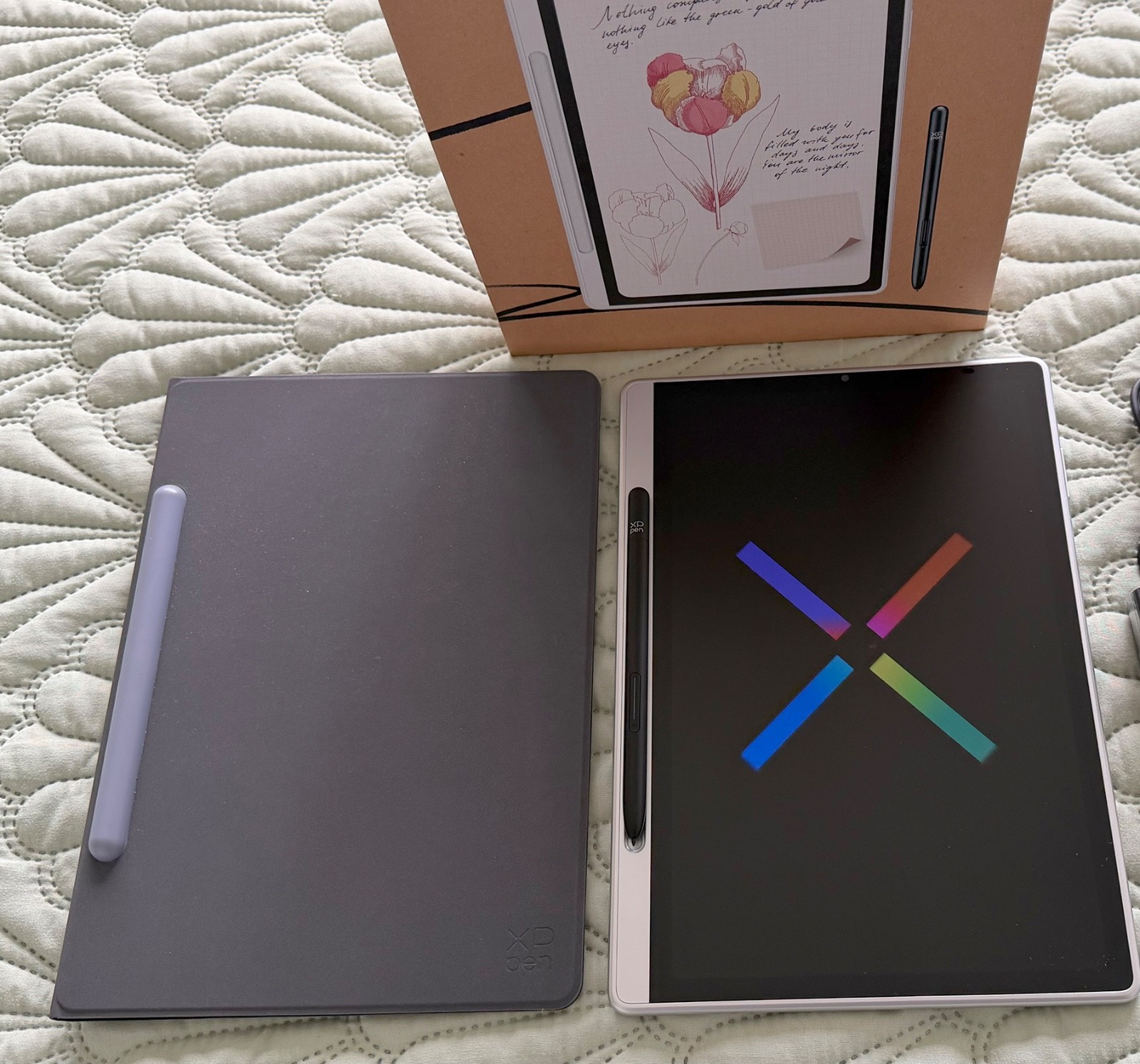 XP-Pen Android Magic Note Pad Notebook Paper Writing Tablet 10.95'', all OEM acc