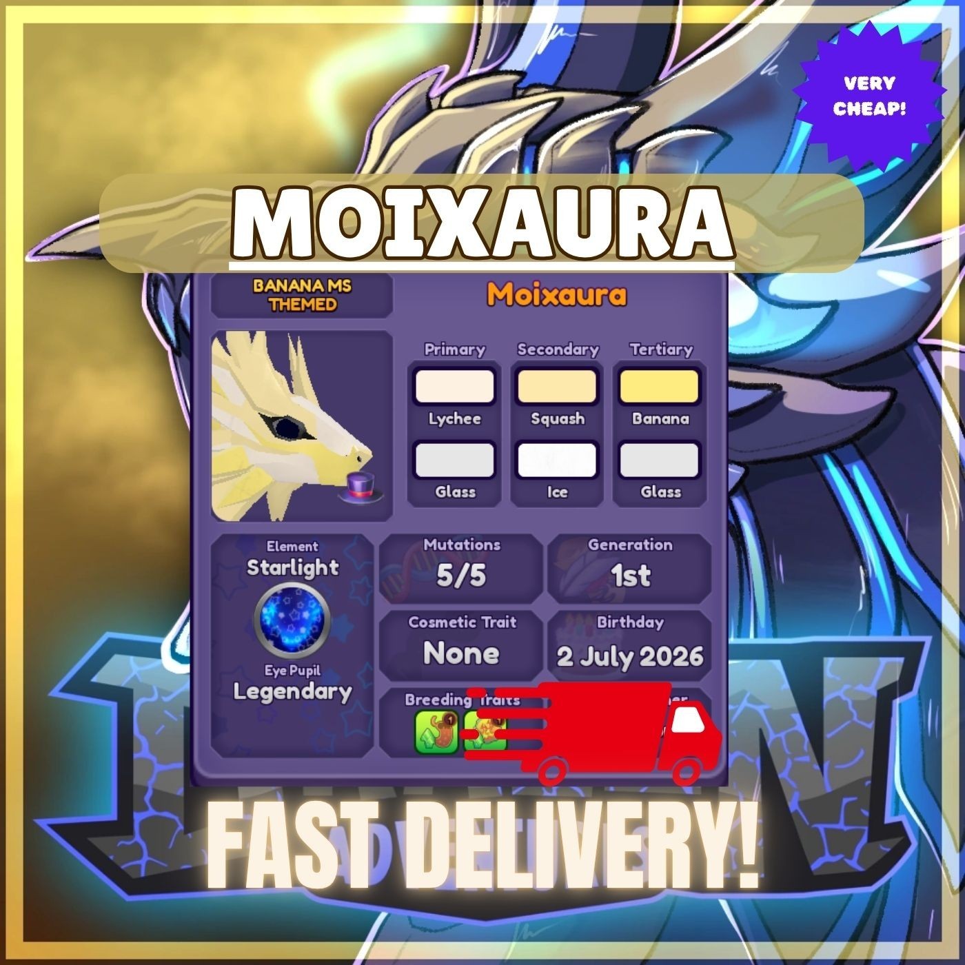 Moixaura - Dragon Adventures D.A - CHEAPEST - LIMITED OFFER!