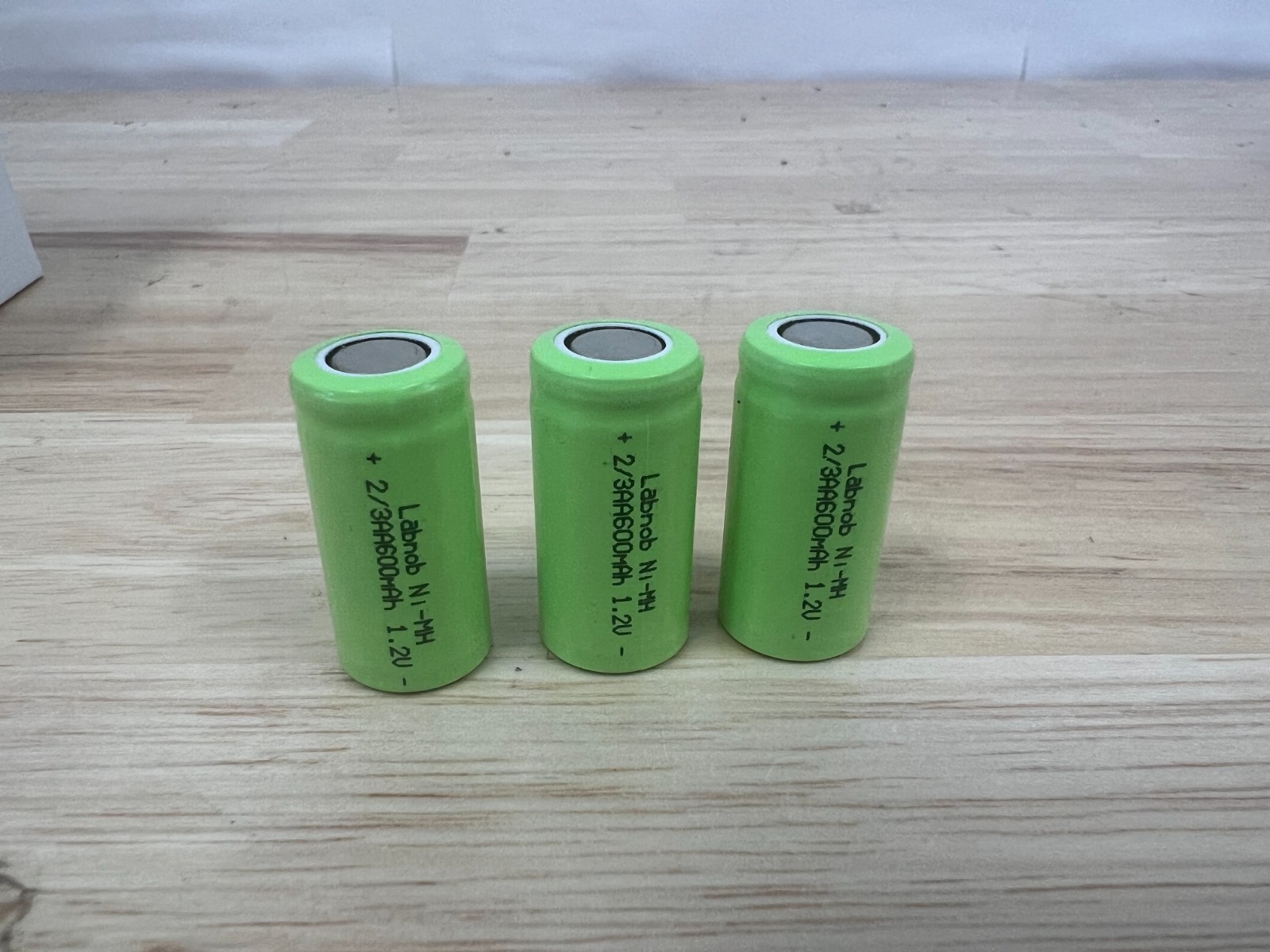 2/3aa 600mah 1.2v recharge battery Pack of 3, fit sartorius midi plus pipette