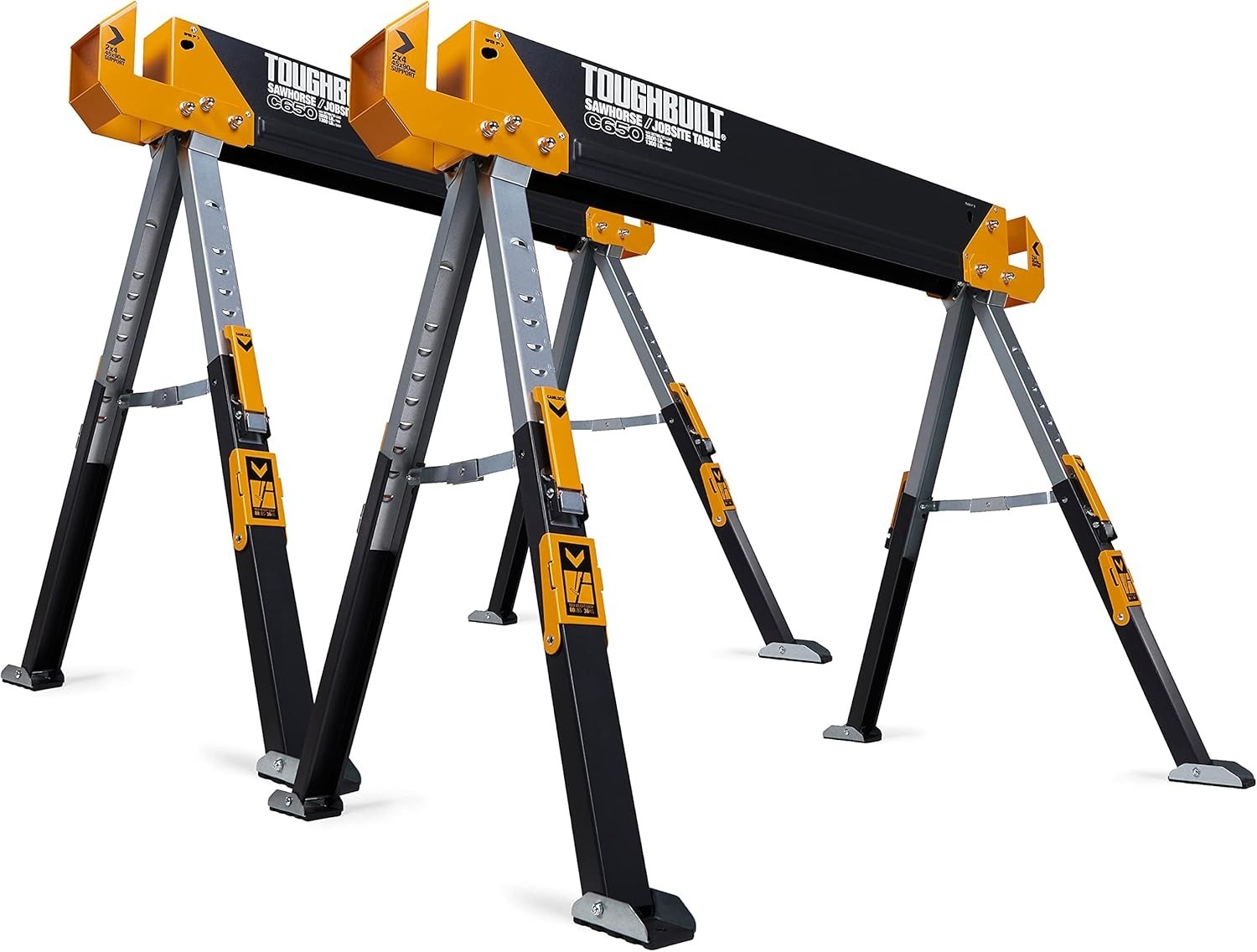 ToughBuilt - Folding Sawhorse & Jobsite Table - 2 Pack