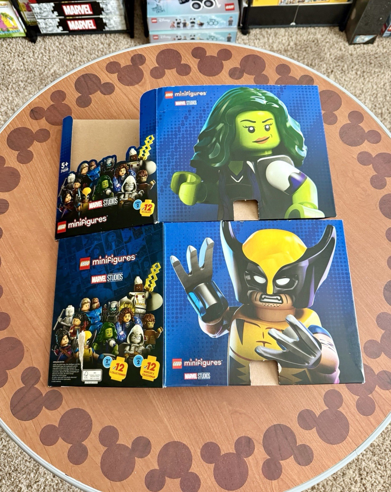RETIRED LEGO 71039 Marvel Studios Series 2 Minifigure CMF Two Empty Boxes ONLY