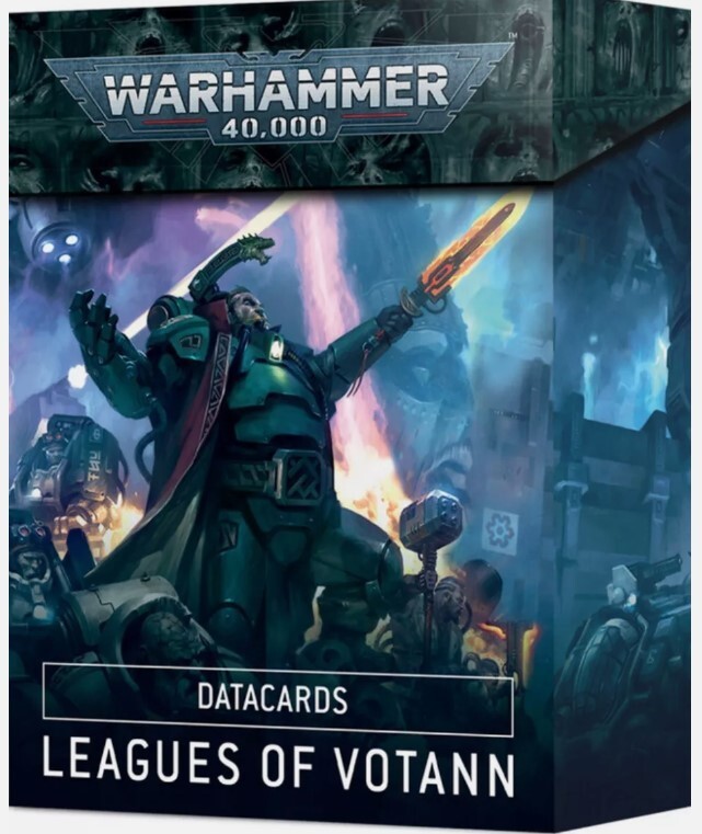 Warhammer 40k Datacards Leagues of Vatann BNIB Sealed OOP