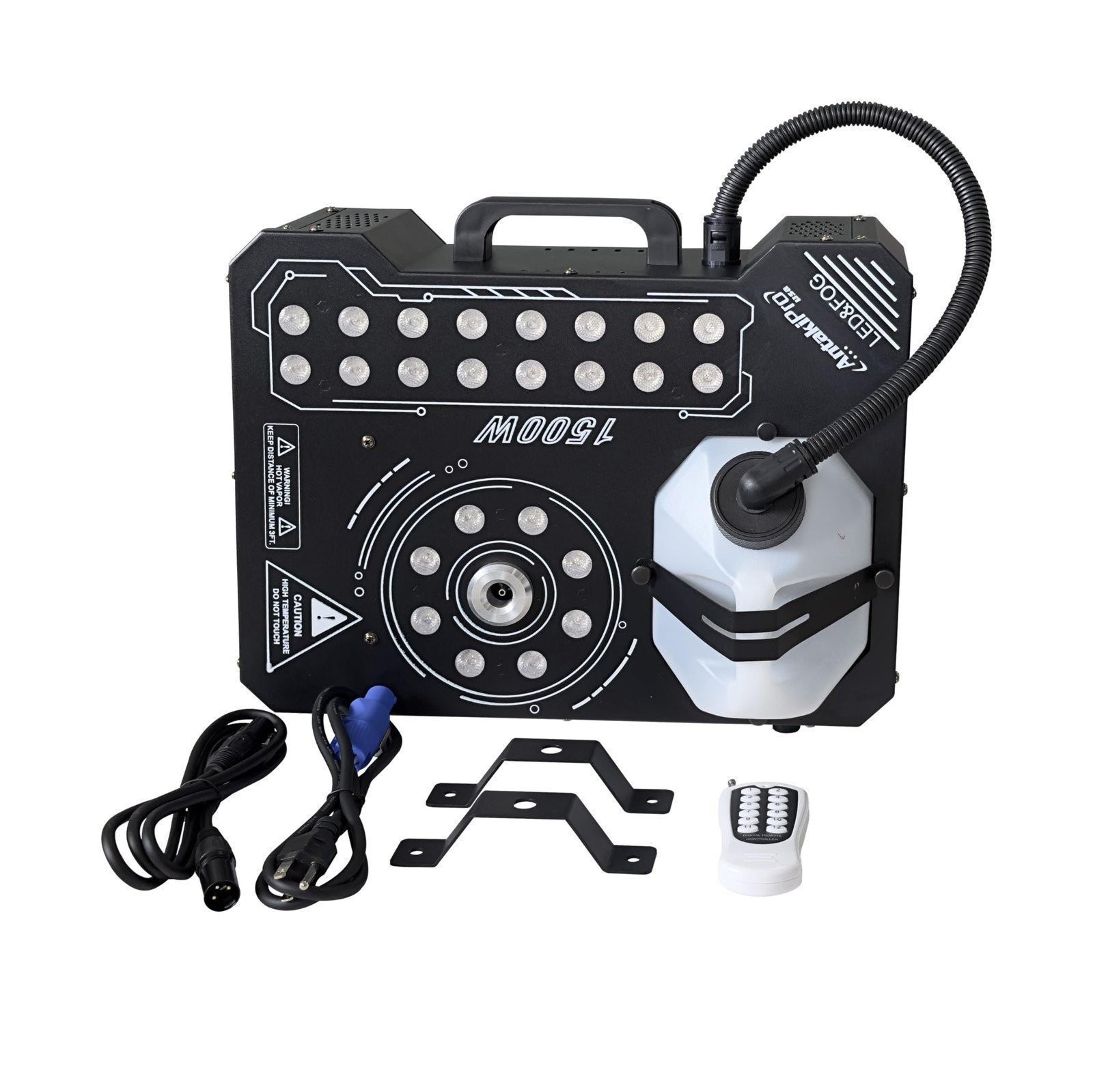 ANTAKIPRO AP-FOG1800 PRO Fog Machine with RGB LED Lighting Integration...