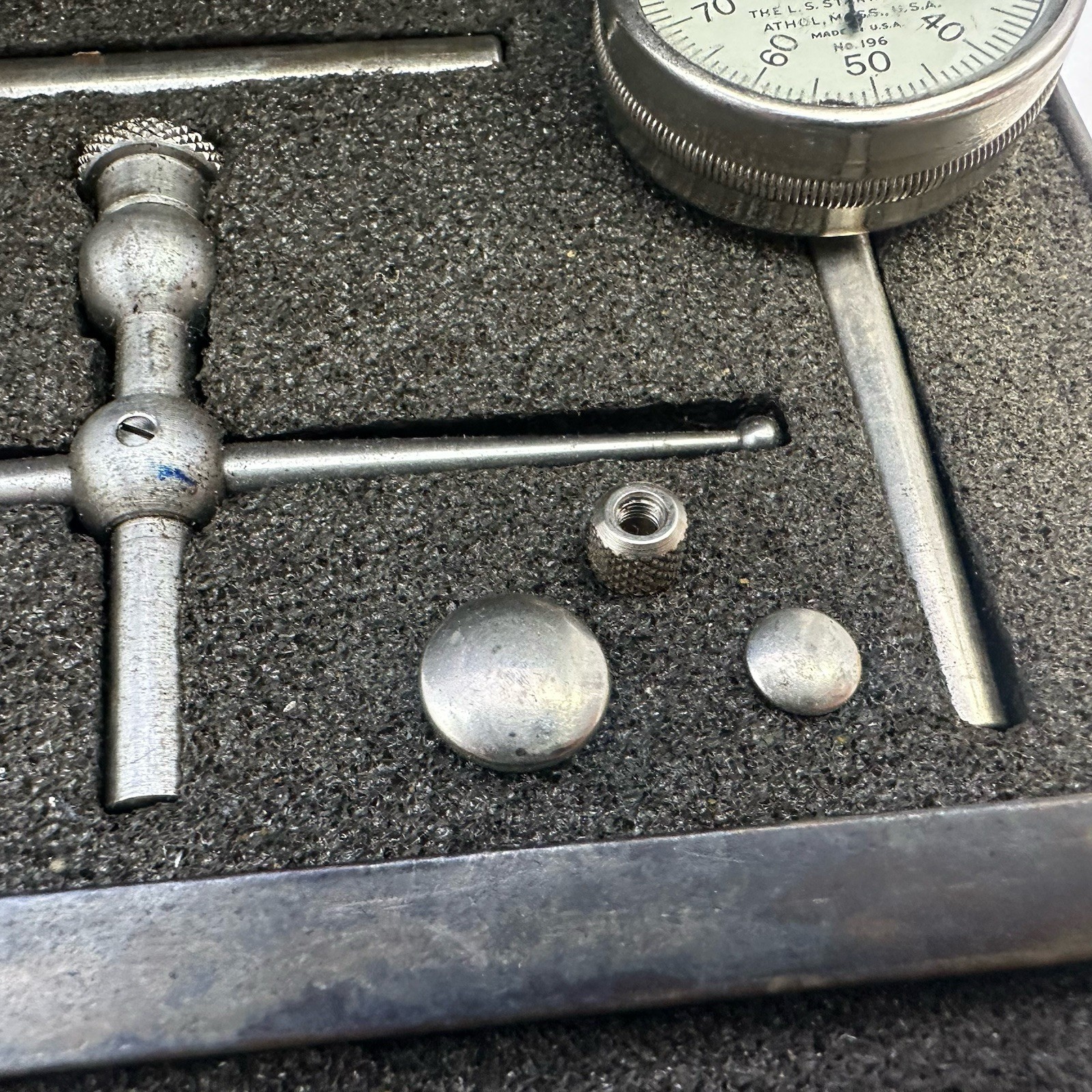 Starrett 196A Universal Dial Indicator Barely Been Used With Case And Box
