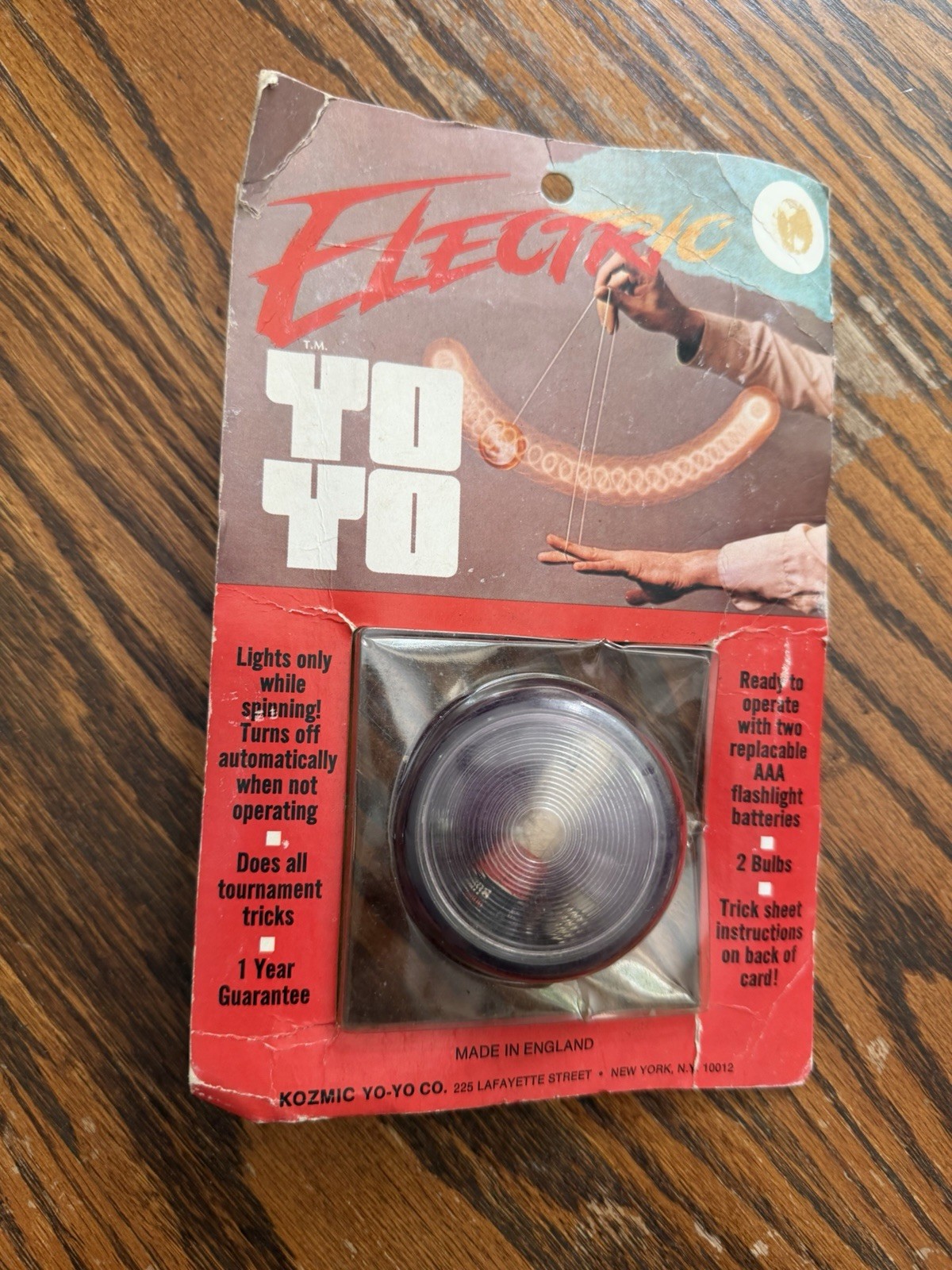 Vintage Electric Yo-Yo's Mint in Package Made in England