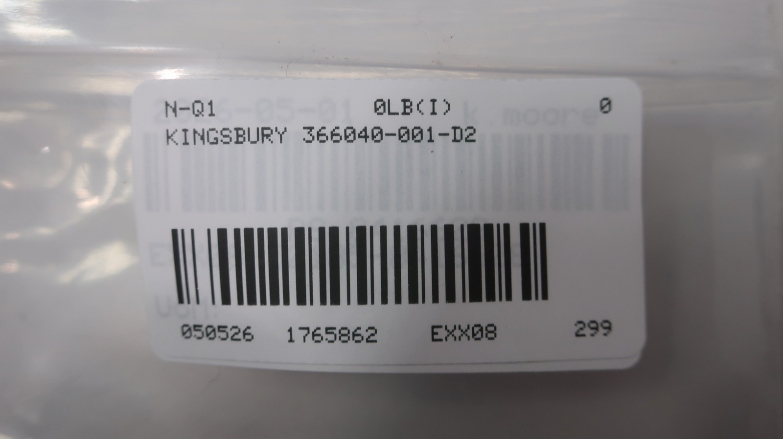 Kingsbury 366040-001-D2 Thrust Bearing Shoe Assembly