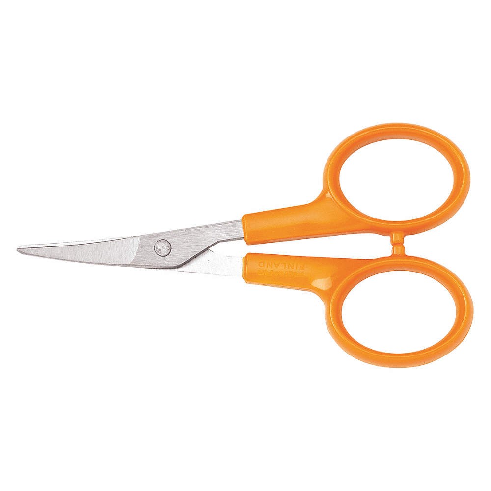 FISKARS 198080-1005 Scissors,4",SS,Fabrics and Upholstery 45ND54