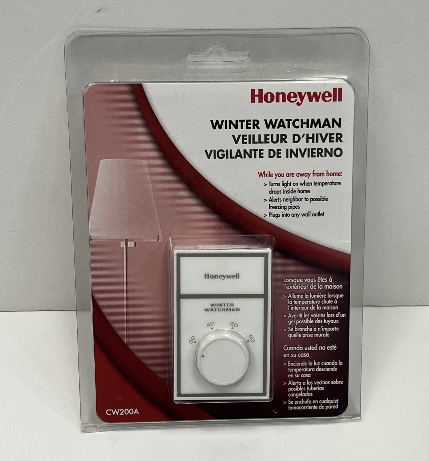 Honeywell CW200A Winter Watchman Wall Outlet Plug In Temperature NEW