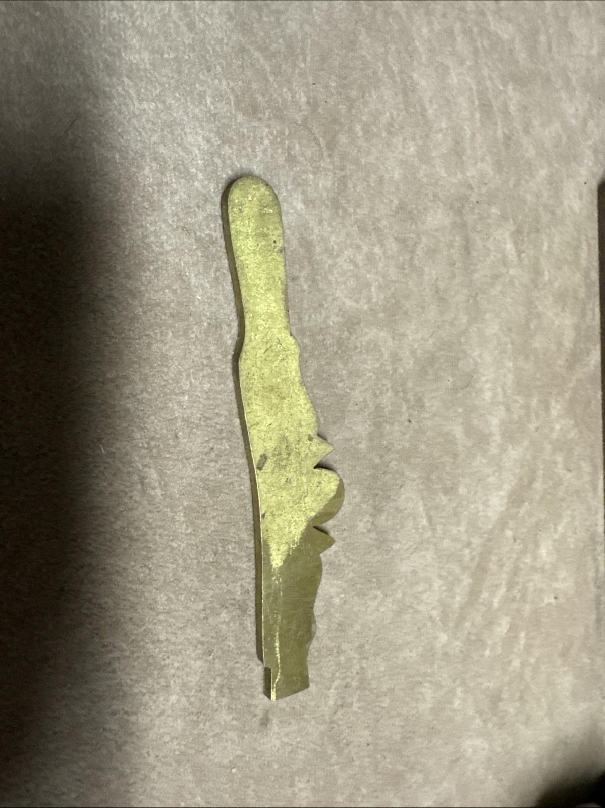 Brass Flintlock Side Plate