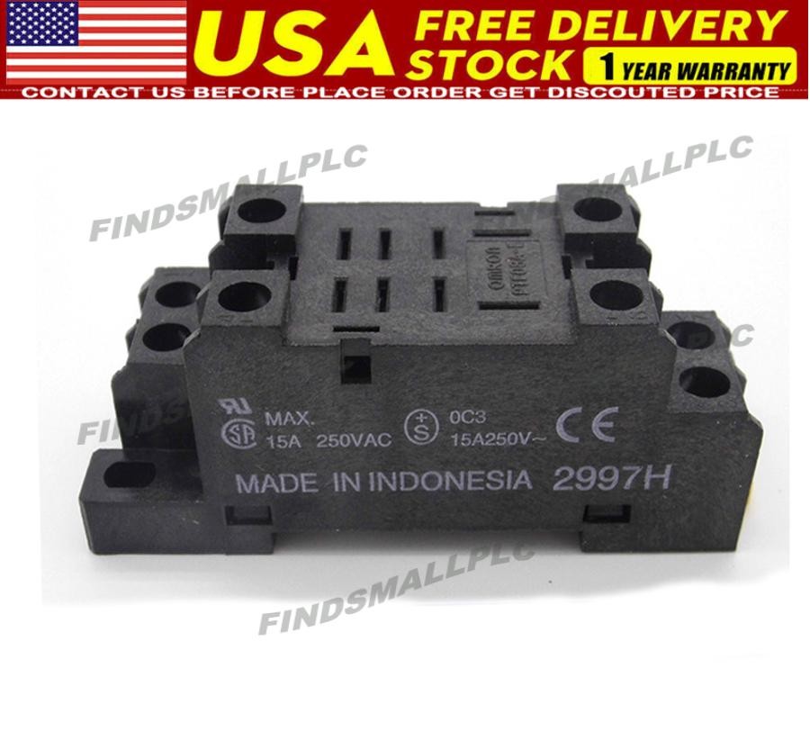 Omron PTF08A-E Relay Base Socket 8 Pin,Use for LY2N-J New #