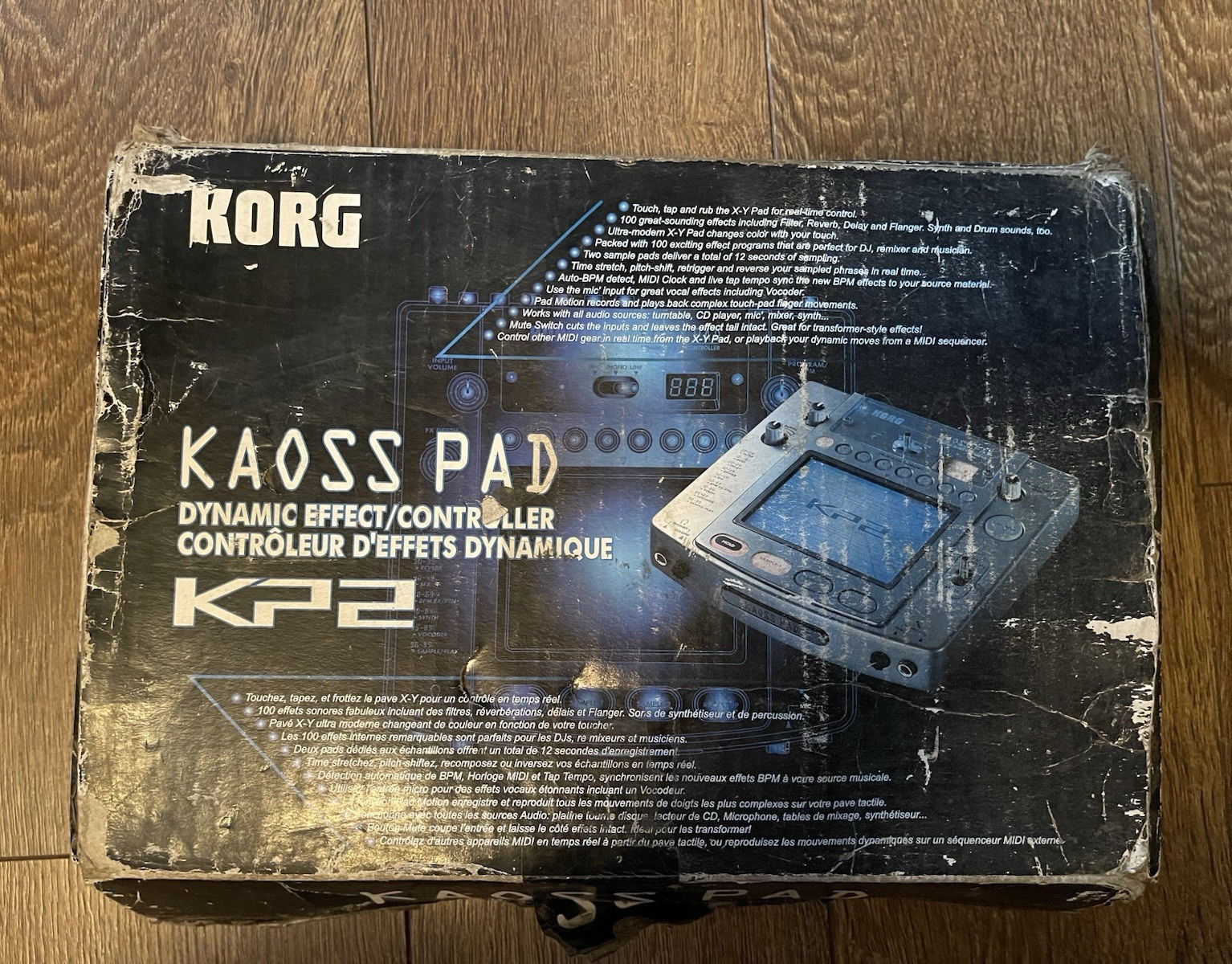 Korg Kaoss Pad KP2 Dynamic Effects Controller w/ Original Box & Cables