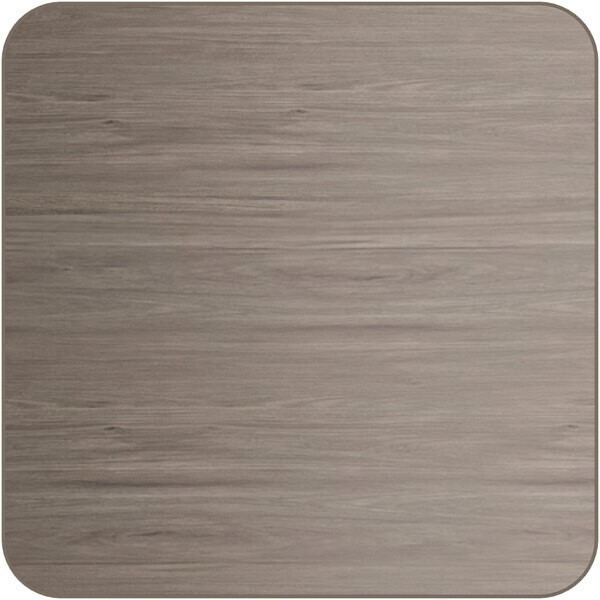 36'' Square Restaurant Table Top with Ash Laminate Top Finish