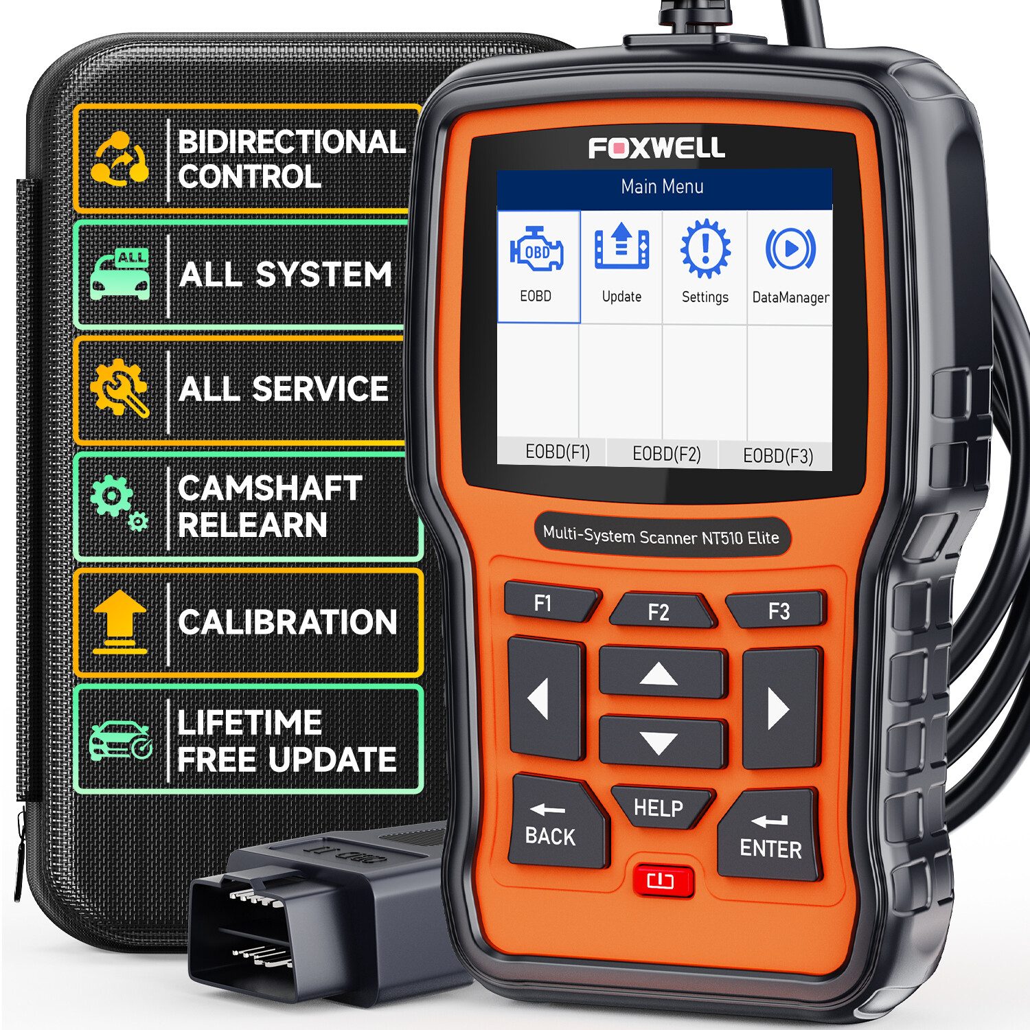 For Nissan Automotive OBD2 Scanner Bidirectional Diagnostic Tool ABS SRS Oil DPF