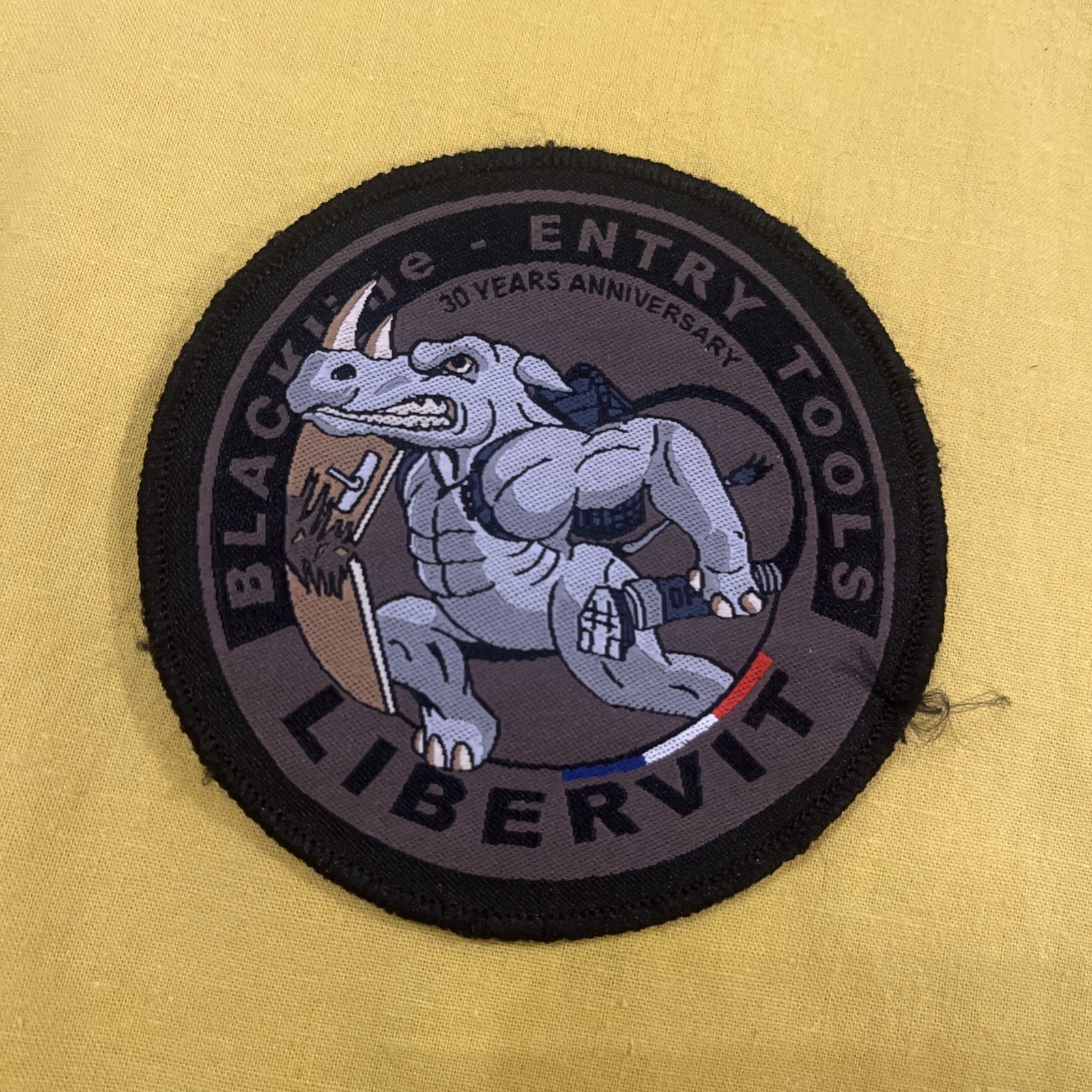 Rare LIBERVIT BlackLine Entry Tools 30 Years Anniversary Tactical Patch