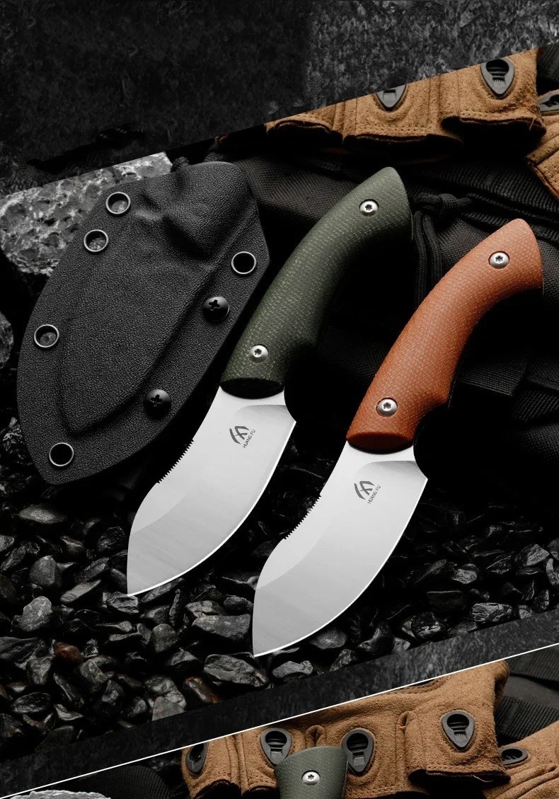 Field Game Skinning Knife Curved Nessmuck Knives Deer Hog Pig Skinner Hunting