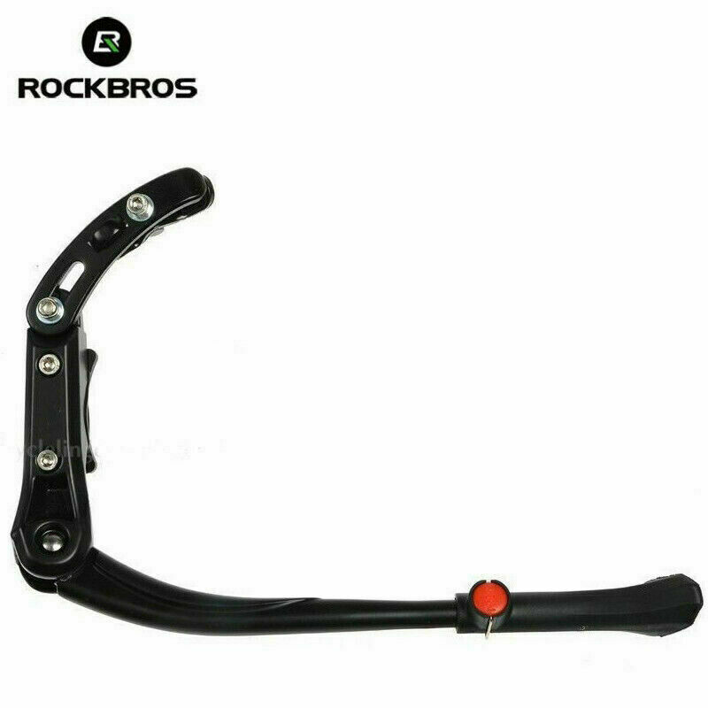 ROCKBROS Bike Stand Bicycle 24''-29'' Adjustable Kickstand Alloy Bracket Black